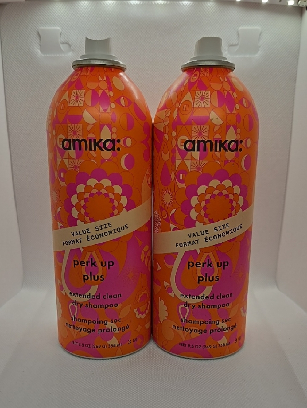 amika Perk Up Plus Dry Shampoo Spray - 2 Pack